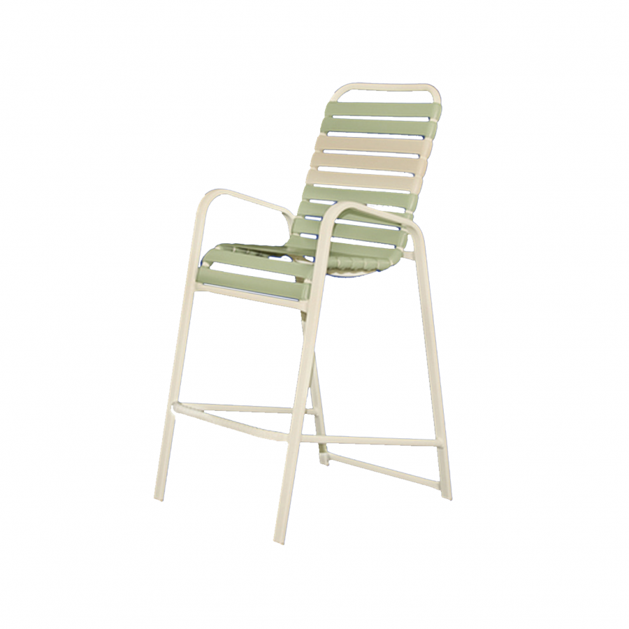 Rio Horizontal Strap Bar Stool Sunbrite Outdoor Furniture