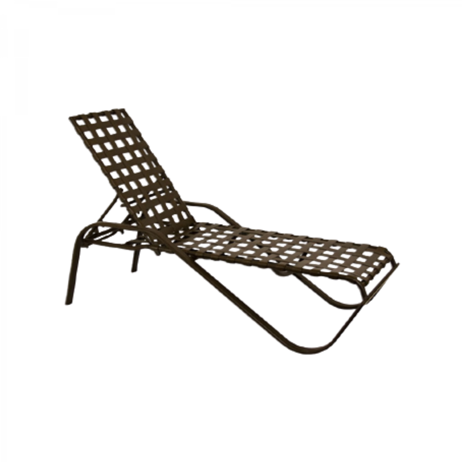 Smyrna Cross Strap Chaise Lounge Sunbrite Outdoor Furniture