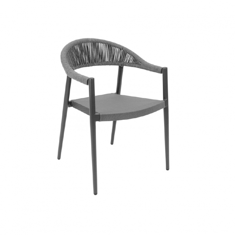 RP-01A Rope Back Dining Chair - Sunbrite Outdoor Furniture