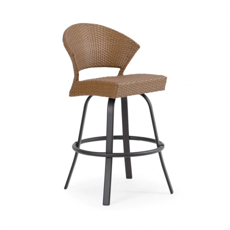 Cape Cod Armless Swivel Bar Stool Sunbrite Outdoor Furniture