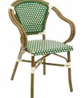 RT-02 Bamboo Dining Chair with Arms - Image 2