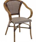 RT-02 Bamboo Dining Chair with Arms - Image 3