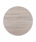 36" Round Elements Table Top - Sawcut Oak