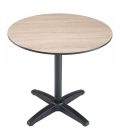 36" Round Elements Table Top - Sawcut Oak - Image 2