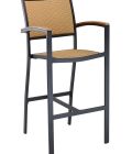 BAL-5625 Wicker Aluminum Bar Stool - Image 2