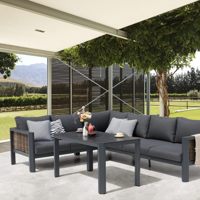 Hallie Sectional Hallie 4-Piece Modular Sofa Set